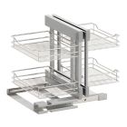 Vauth-Sagel VS COR Flex Pull-out Storage Classic Chrome Linear Wire Baskets for 1000 mm Cabinet size - Unhanded