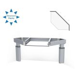 Granberg Kitchen Worktop Lift Baselift Corner 6302HA, 103mm Front, 45°- 45°, Wall-mounted