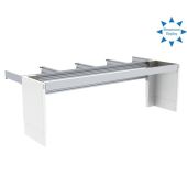 Granberg Height Adjustable Kitchen Island, Centerlift 6490 - White