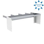 Granberg Centerlift 6490H Height ADJ Kitchen Island - 990-3290mm W x 1106mm D - White Finish