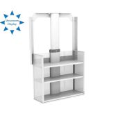 Granberg Wall Cabinet Lift Verti 840KB, 30.7 cm Depth, CAB W 40-100 cm x 70-84 cm H - White