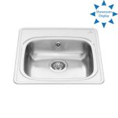 Granberg Ergosteel Wheelchair Accessible Inset Kitchen Sink ES11 - 49.6 cm, SS, Inc. Flexible Waste Kit