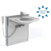 Granberg Motorised Washbasin Lift BASICLINE 415-15-05 - Incl. Mixer Tap with 150 mm Lever - White