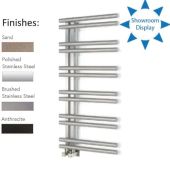 Diffusion Standon Side Loading Towel Rail 1200x500mm, Inc. Valves - Choice of Colour