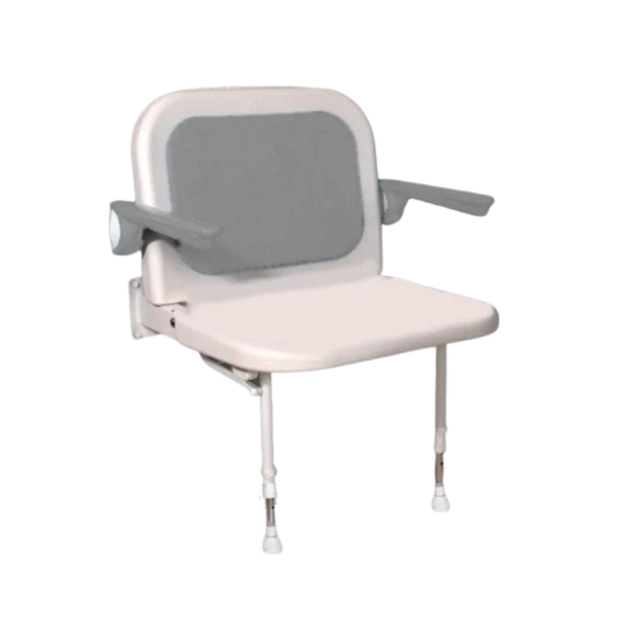 AKW Advanced Wall Mounted Extra Wide Bariatric Fold-up Moulded