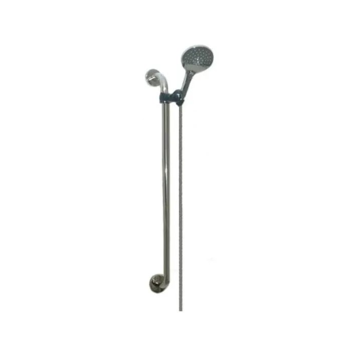 AWS Riser Rail Kit, 900mm Stainless Steel Grab Rail, Chrome Shower Head ...