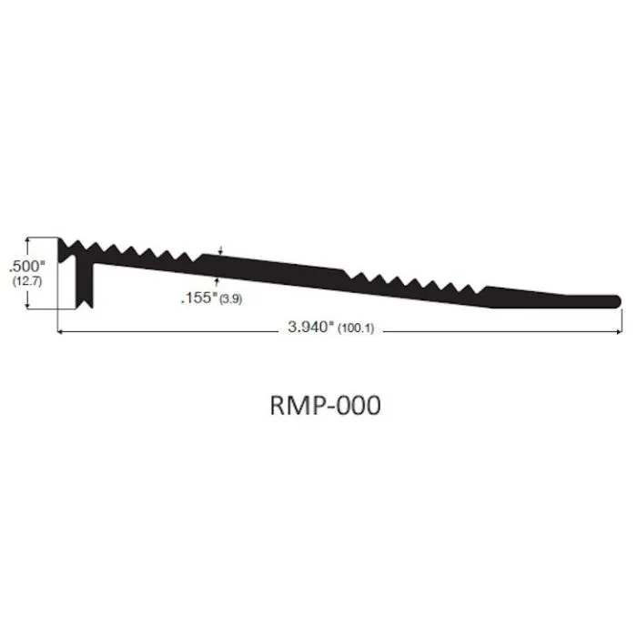 AWS Modular Ramp System - 100mm W ALU Ramp - 0 to 12.7mm Rise - Choice ...