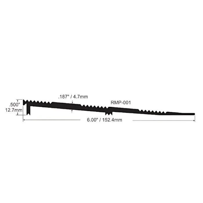 AWS Modular Ramp System - 152mm Wide Alu. Ramp - 0 to 12.7mm Rise ...