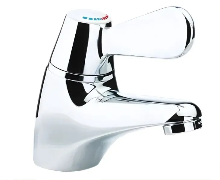 Accessible bathroom basin mixer tap