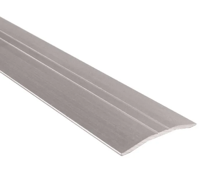 AWS grooved low profile aluminium door threshold