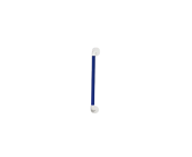 AKW - 300x32mm Straight Plastic Fluted Grab Rail - Blue