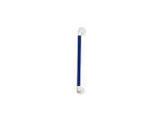 AKW - 450x32mm Straight Plastic Fluted Grab Rail - Blue