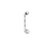 AKW 450x35mm Natural Grip Plastic Grab Rail - White