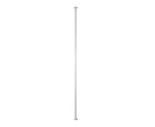 AKW - 2750x37mm, Mild Steel, PVC Ribbed Grip FL to CLG Support Pole - White