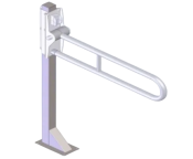 AKW 1800 Series - Free Standing Pillar for Fold-up Rail