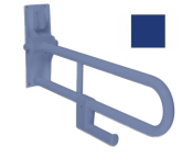 AKW 1800 Series - Hinged Fold-up DBL Hairpin Rail (32mm) Blue