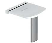 AKW Onyx White Seat w/ ADJ Leg