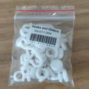 AKW - Shower Curtain Hooks and Gliders Pack (x11)