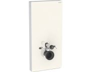 Geberit Monolith for Wall-hung WC, 101 cm, Front: Sand Grey Glass, Sides: ALU