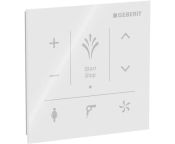 Wall-mounted Control Panel for Geberit AquaClean - White Glass