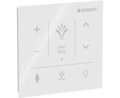 Wall-mounted Control Panel for Geberit AquaClean Sela - White Glass