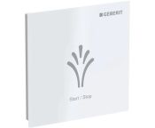 Wall-mounted Start/Stop Control Panel for Geberit AquaClean - White Plastic
