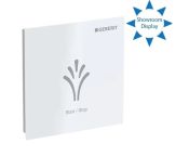 Wall-mounted Start/Stop Control Panel for Geberit AquaClean - White Plastic
