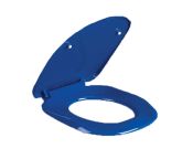 AKW - Blue Ergonomic Toilet Seat w/ Lid