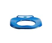 AKW Blue Ergonomic Toilet Seat without Lid