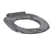 AKW - Mid Grey Ergonomic Toilet Seat without Lid