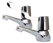 AKW Lever Handle Bath Taps (Pair)