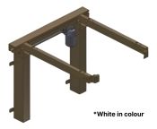 Ropox FlexiElectric Height ADJ Worktop Frame Assembly 500-1040mm (Excludes Safety Stop)