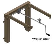 Ropox FlexiManual Height ADJ Worktop Frame Assembly 500-1200mm