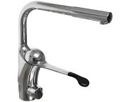 FMM - Granberg 60210 Kitchen Monobloc Mixer Tap, ADJ 360 deg. Spout - Incl. Dishwasher Shut Off