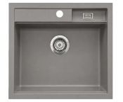 Granberg Granite Kitchen Sink ESG-500B – Accessible Design 560 × 500 × 120 mm – Grey Quartz Composite