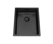 Granberg Ergosteel Trendline EST-330-02 Accessible Kitchen Sink, Black PVD - 37.0 cm, Inc. Flexible Waste Kit