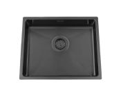 Granberg Ergosteel Trendline EST-500-02 Accessible Kitchen Sink, Black PVD - 54.0 cm, Inc. Flexible Waste Kit