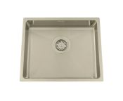 Granberg Ergosteel Trendline EST-500-06 Accessible Kitchen Sink, Champagne PVD - 54.0 cm, Inc. Flexible Waste Kit