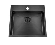 Granberg Stainless Steel Kitchen Sink EST-500B – 540 × 500 × 120 mm - PVD Black