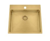 Granberg Stainless Steel Kitchen Sink EST-500B – 540 × 500 × 120 mm - PVD Gold