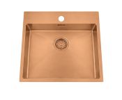 Granberg Stainless Steel Kitchen Sink EST-500B – 540 × 500 × 120 mm - PVD Copper