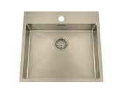 Granberg Stainless Steel Kitchen Sink EST-500B – 540 × 500 × 120 mm - PVD Champagne