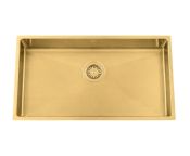 Granberg Stainless Steel Kitchen Sink EST-700 – 740 × 440 × 120 mm - Gold PVD