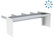 Granberg Height Adjustable Kitchen Island, Centerlift 6490 - White