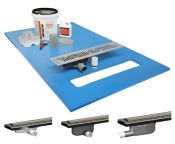 Maxxus Linear Former, 10m&sup2; Liquid Tanking Kit, Purus Linear Drain, Twist Grid - Choice of Size