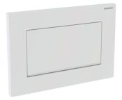 Geberit Sigma30 Flush Plate for Stop-and-Go Flush, Screwable - White