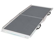 Aerolight-Broadfold Folding Portable Ramp, 76 W x 150 to 240cm L