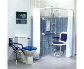AKW Plain White Shower Curtain - Choice of Size