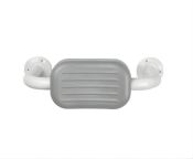 AKW PU Padded Toilet Back Rest Rail - Grey