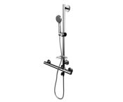 AKW Onyx Combo L Shape Grab Rail & Mixer Shower RH